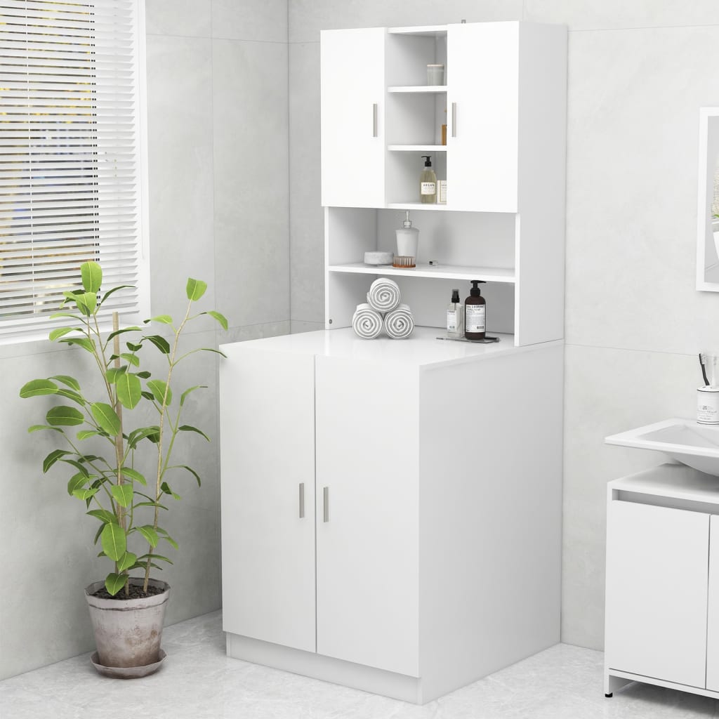 Ντουλάπι Πλυντηρίου Λευκό 70,5 x 25,5 x 90 εκ. - Pakobazaar
