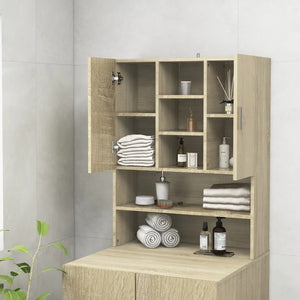 Ντουλάπι Πλυντηρίου Sonoma Δρυς 70,5 x 25,5 x 90 εκ. - Pakobazaar