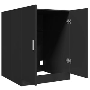 Ντουλάπι Πλυντηρίου Μαύρο 71 x 71,5 x 91,5 εκ.