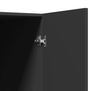 Ντουλάπι Πλυντηρίου Μαύρο 71 x 71,5 x 91,5 εκ.