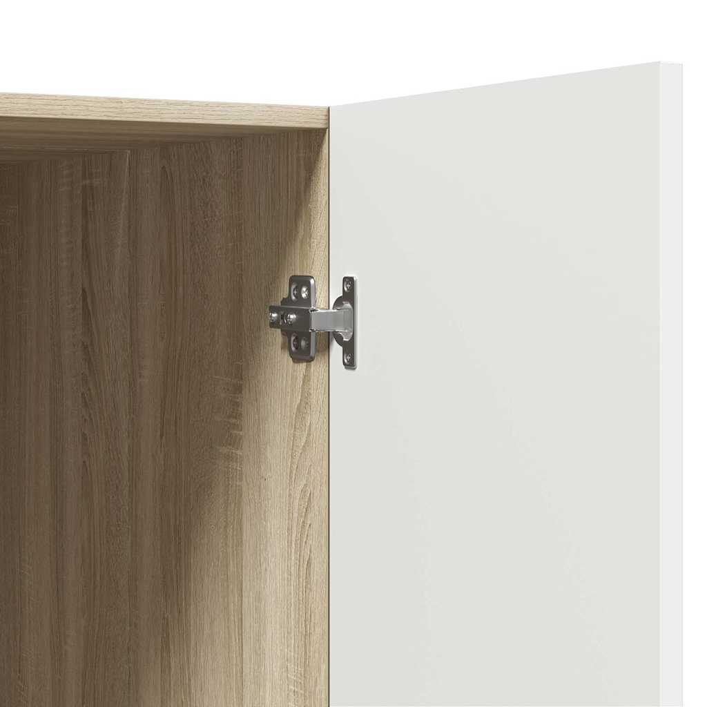 Ντουλάπι Πλυντηρίου Λευκό / Sonoma Δρυς 71 x 71,5 x 91,5 εκ.