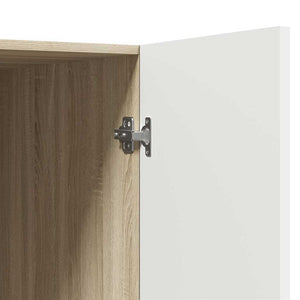 Ντουλάπι Πλυντηρίου Λευκό / Sonoma Δρυς 71 x 71,5 x 91,5 εκ.