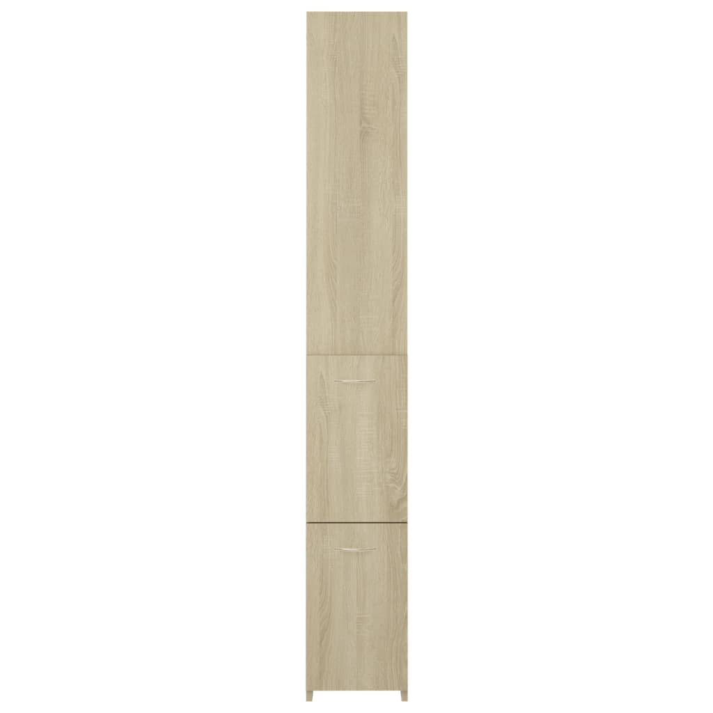 Ντουλάπι Μπάνιου Sonoma Δρυς 25x26,5x170 εκ. Επεξεργασμένο Ξύλο