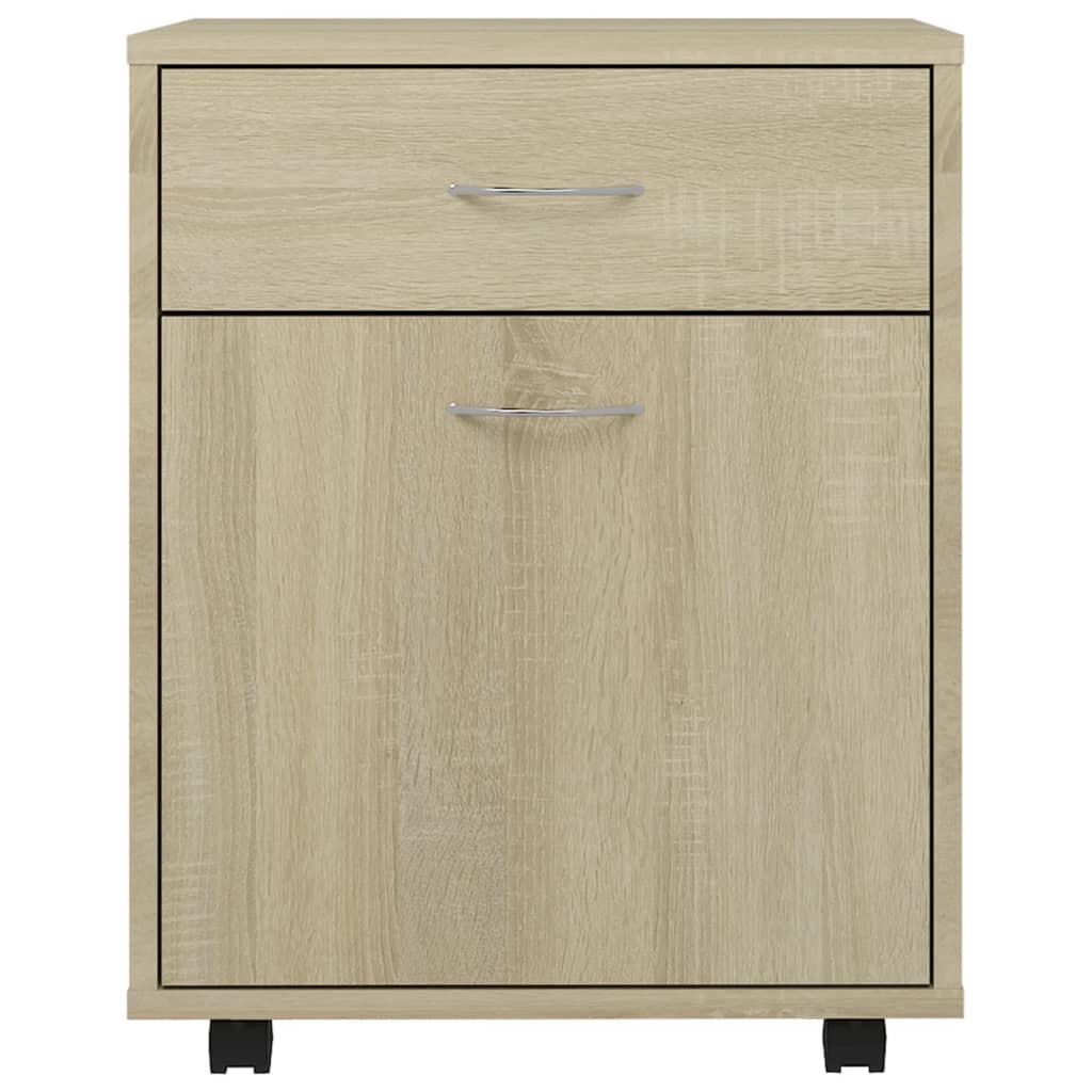 Ντουλάπι Τροχήλατο Sonoma Δρυς 45 x 38 x 54 εκ. από Επεξ. Ξύλο