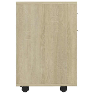 Ντουλάπι Τροχήλατο Sonoma Δρυς 45 x 38 x 54 εκ. από Επεξ. Ξύλο