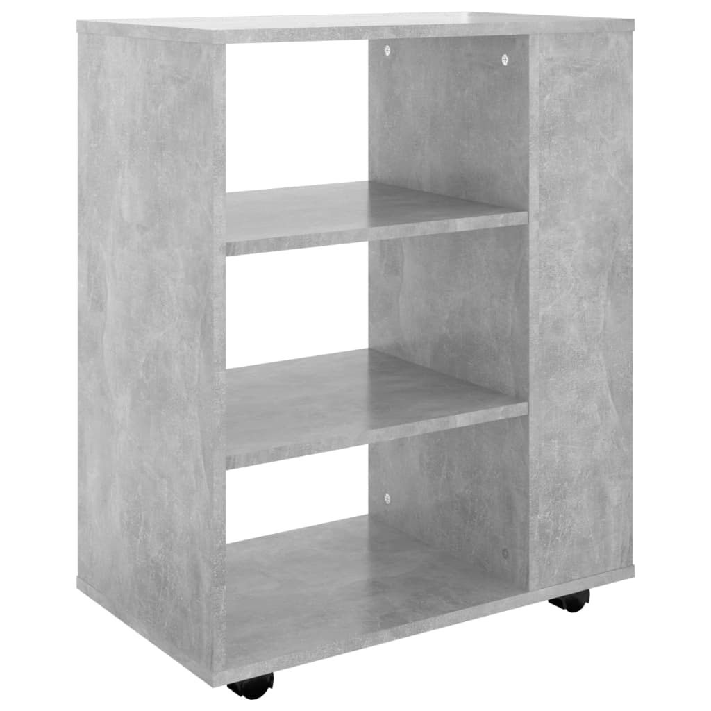 Ντουλάπι Τροχήλατο Γκρι Σκυρ. 60 x 35 x 75 εκ. από Επεξ. Ξύλο - Pakobazaar