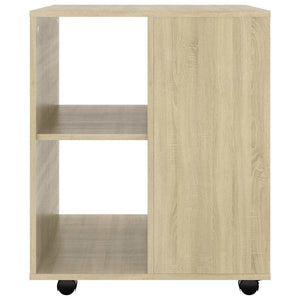 Ντουλάπι Τροχήλατο Sonoma Δρυς 60x53x72 εκ. Επεξ. Ξύλο