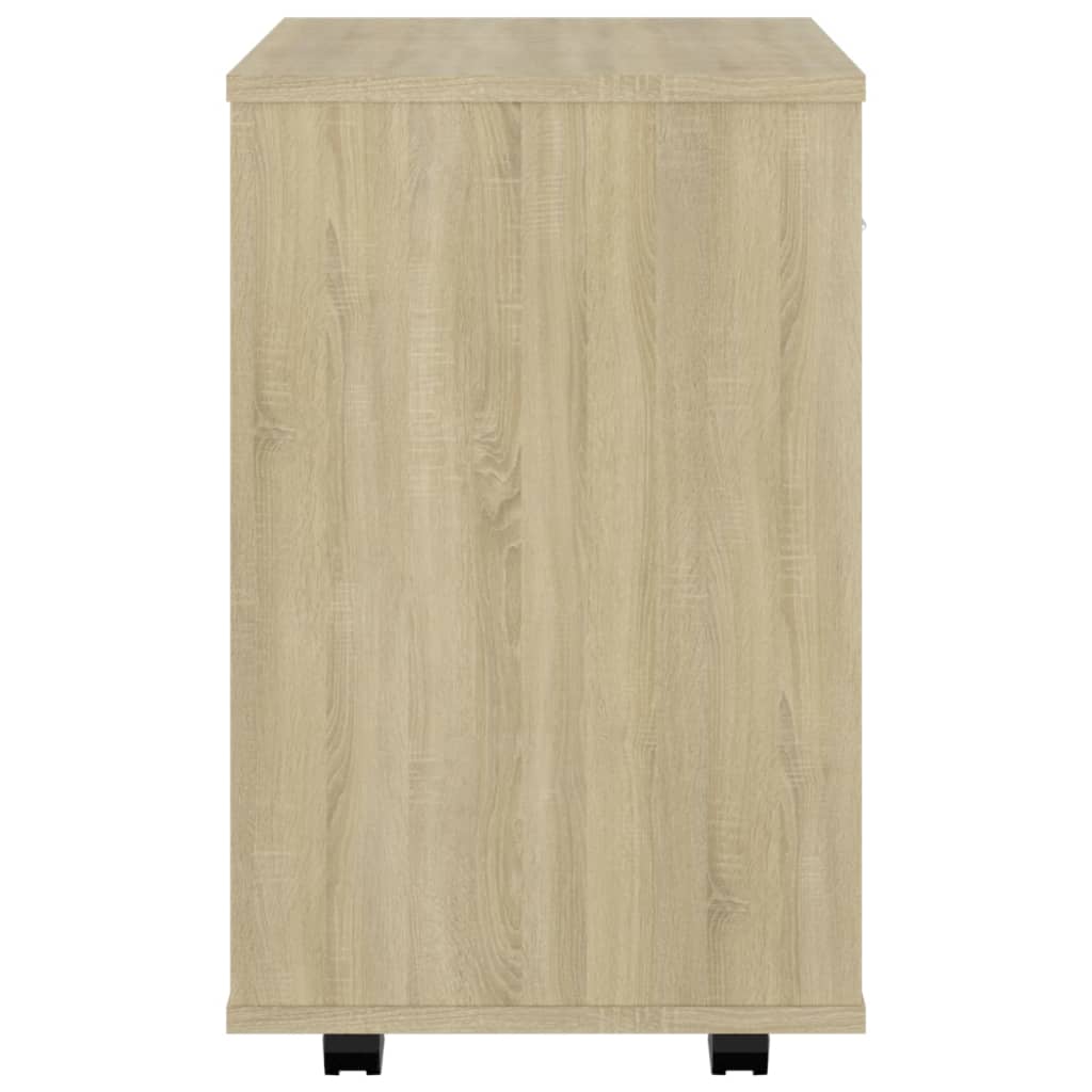 Ντουλάπι Τροχήλατο Sonoma Δρυς 46 x 36 x 59 εκ. από Επεξ. Ξύλο - Pakobazaar