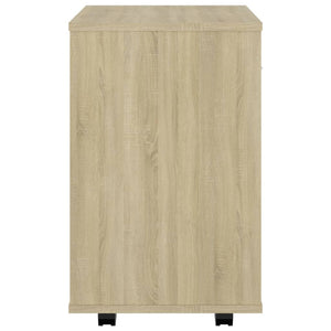 Ντουλάπι Τροχήλατο Sonoma Δρυς 46 x 36 x 59 εκ. από Επεξ. Ξύλο - Pakobazaar