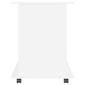 Ντουλάπι Τροχήλατο Λευκό 60 x 45 x 60 εκ. από Επεξ. Ξύλο