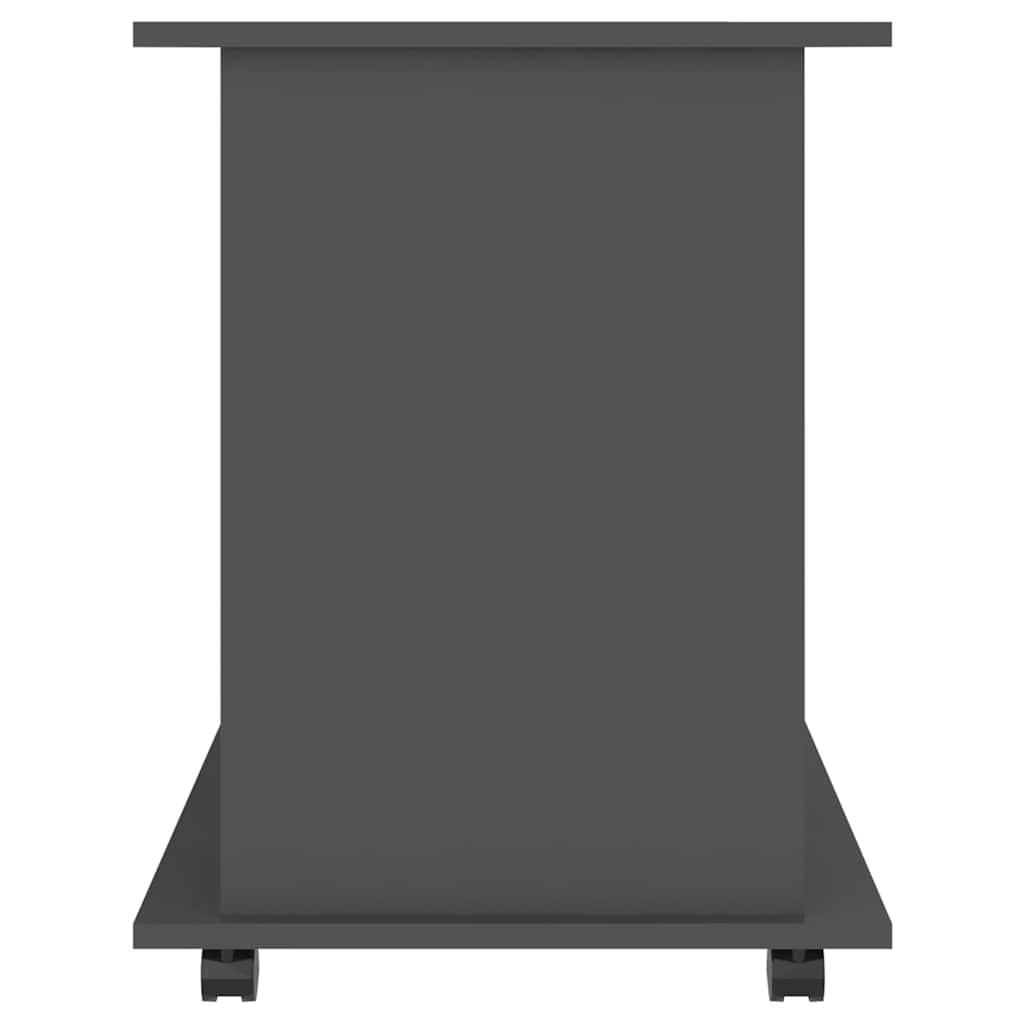 Ντουλάπι Τροχήλατο Γκρι 60 x 45 x 60 εκ. από Μοριοσανίδα