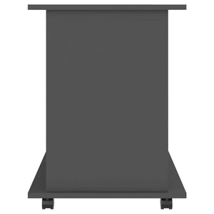 Ντουλάπι Τροχήλατο Γκρι 60 x 45 x 60 εκ. από Μοριοσανίδα