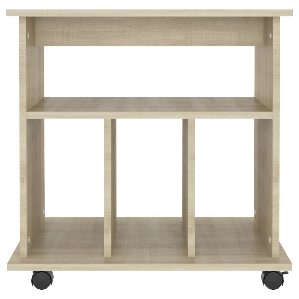 Ντουλάπι Τροχήλατο Sonoma Δρυς 60 x 45 x 60 εκ. από Επεξ. Ξύλο - Pakobazaar