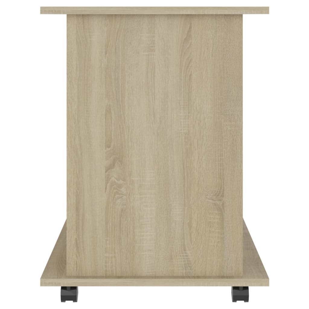 Ντουλάπι Τροχήλατο Sonoma Δρυς 60 x 45 x 60 εκ. από Επεξ. Ξύλο - Pakobazaar