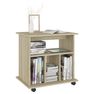 Ντουλάπι Τροχήλατο Sonoma Δρυς 60 x 45 x 60 εκ. από Επεξ. Ξύλο - Pakobazaar