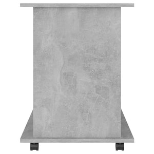 Ντουλάπι Τροχήλατο Γκρι Σκυρ. 60 x 45 x 60 εκ. από Επεξ. Ξύλο - Pakobazaar