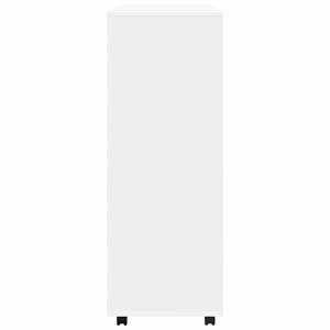 Ντουλάπα Λευκή 80 x 40 x 110 εκ. από Επεξ. Ξύλο