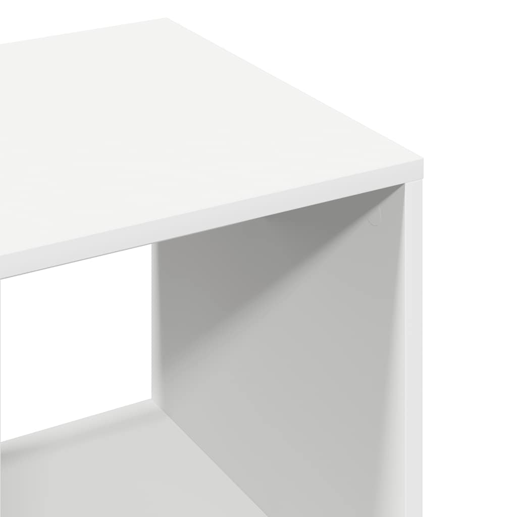 Ντουλάπα Λευκή 80 x 40 x 110 εκ. από Επεξ. Ξύλο