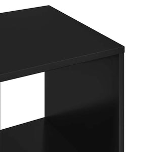 Ντουλάπα Μαύρη 80 x 40 x 110 εκ. από Επεξ. Ξύλο