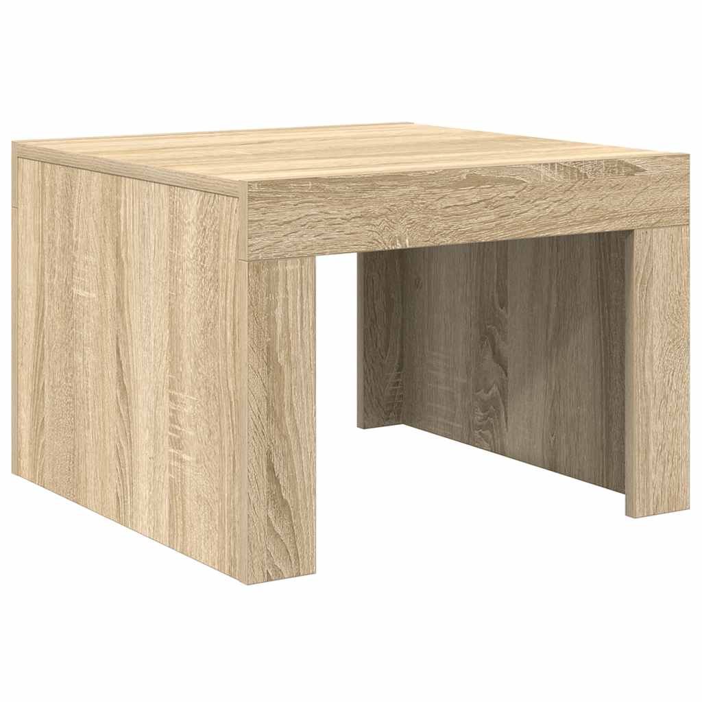 Τραπεζάκι Σαλονιού Sonoma Δρυς 50x50x35 εκ. Επεξεργασμένο Ξύλο - Pakobazaar