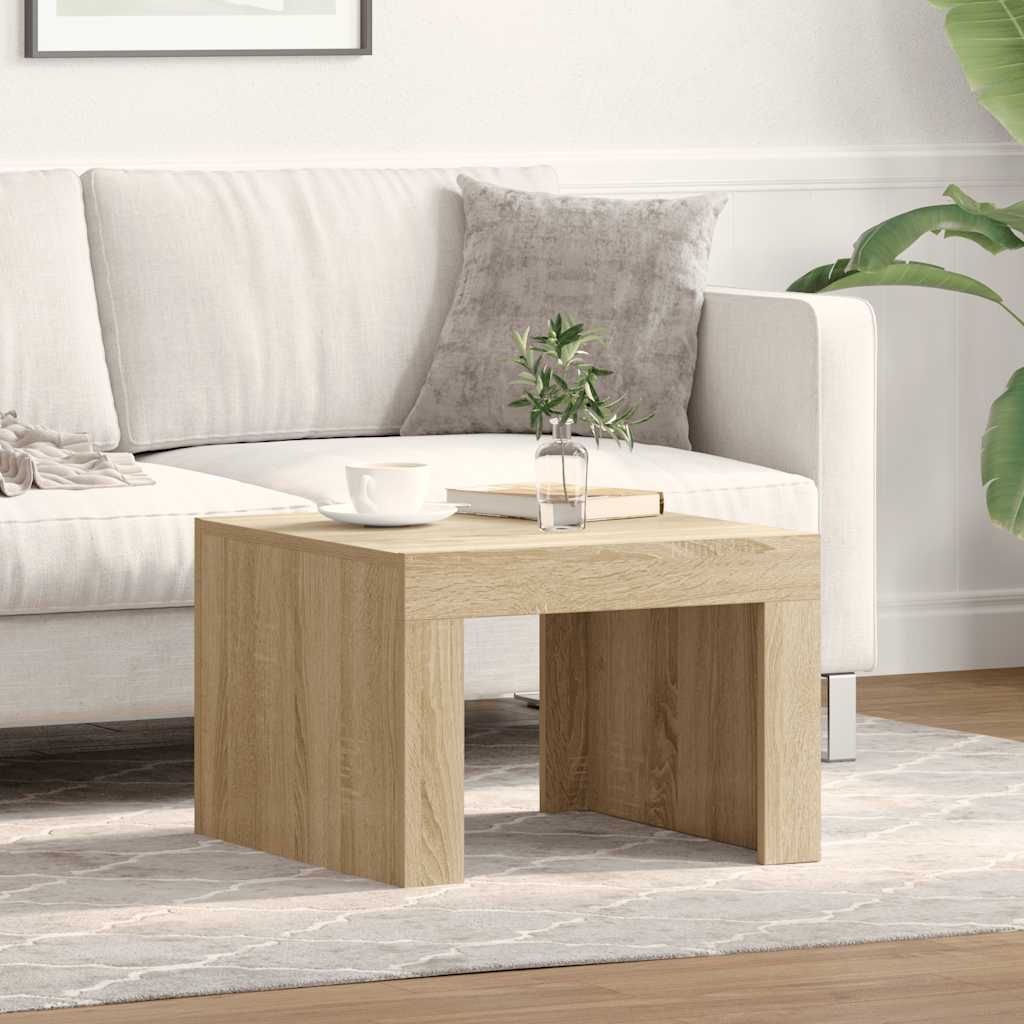 Τραπεζάκι Σαλονιού Sonoma Δρυς 50x50x35 εκ. Επεξεργασμένο Ξύλο - Pakobazaar