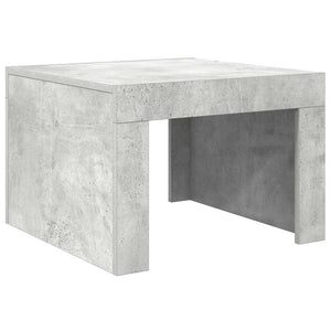 Τραπεζάκι Σαλονιού Γκρι Σκυρ. 50x50x35 εκ. Επεξεργασμένο Ξύλο - Pakobazaar