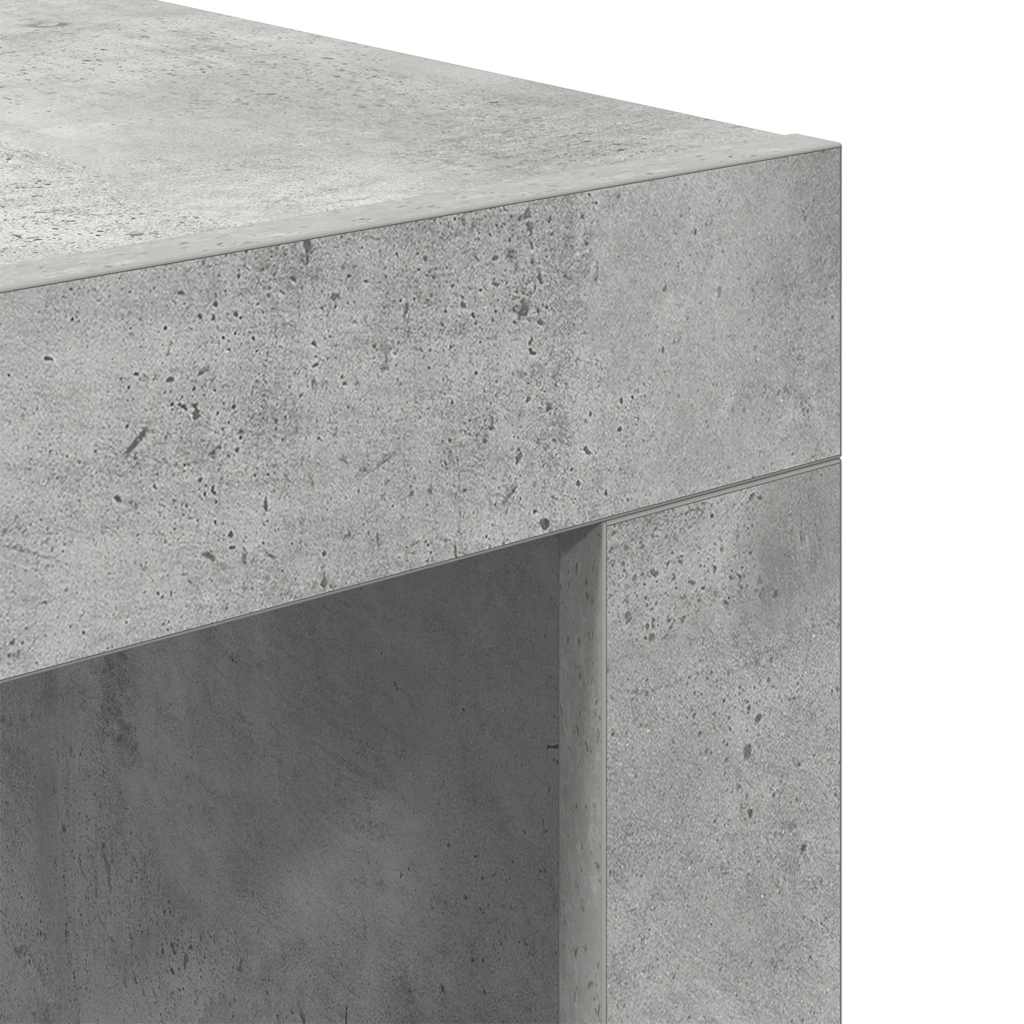 Τραπεζάκι Σαλονιού Γκρι Σκυρ. 50x50x35 εκ. Επεξεργασμένο Ξύλο - Pakobazaar