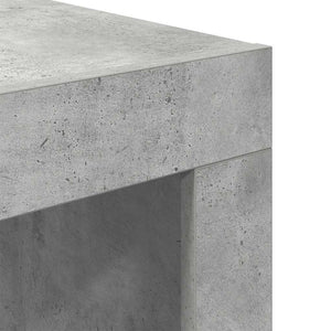 Τραπεζάκι Σαλονιού Γκρι Σκυρ. 50x50x35 εκ. Επεξεργασμένο Ξύλο - Pakobazaar