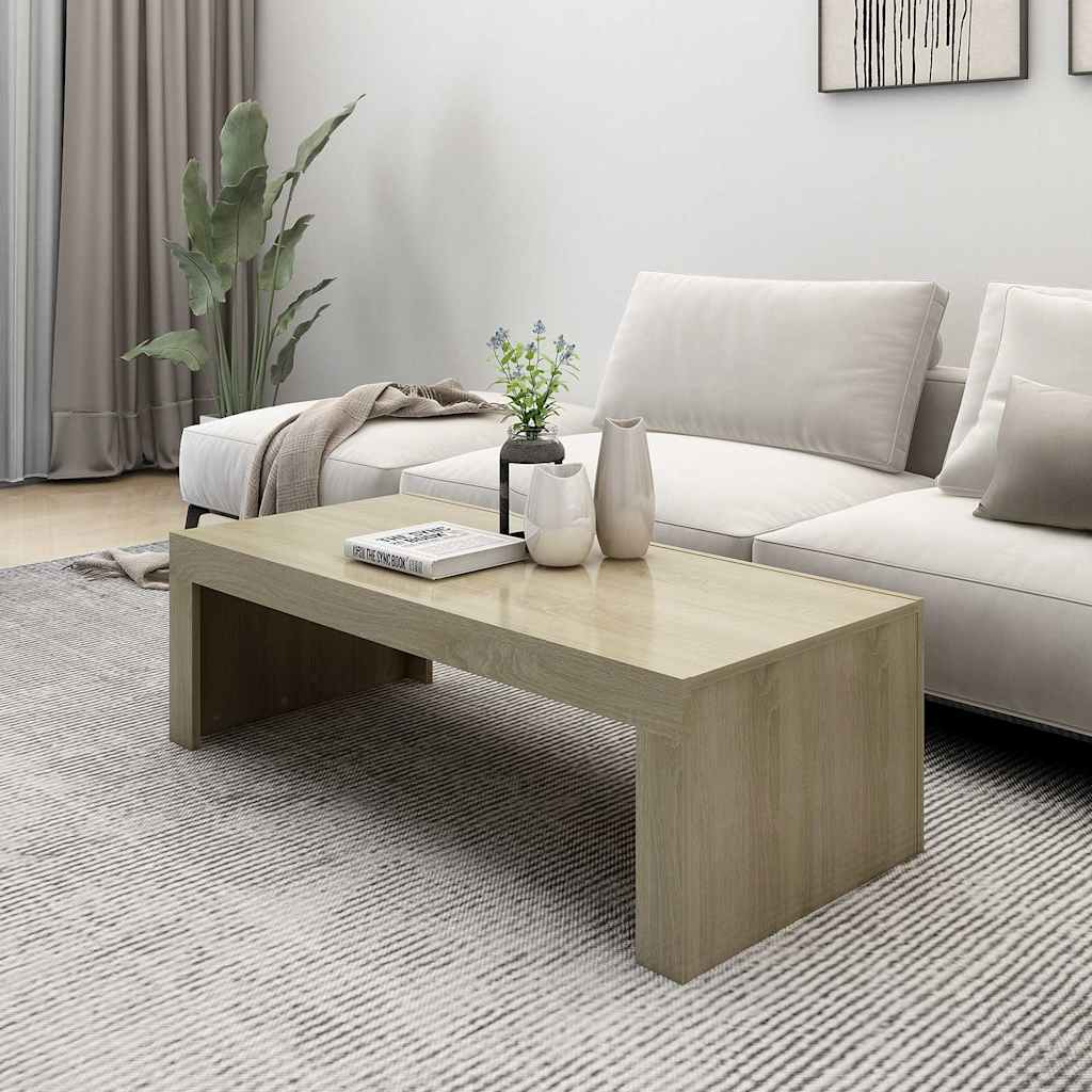 Τραπεζάκι Σαλονιού Sonoma Δρυς 110x50x35 εκ. από Μοριοσανίδα
