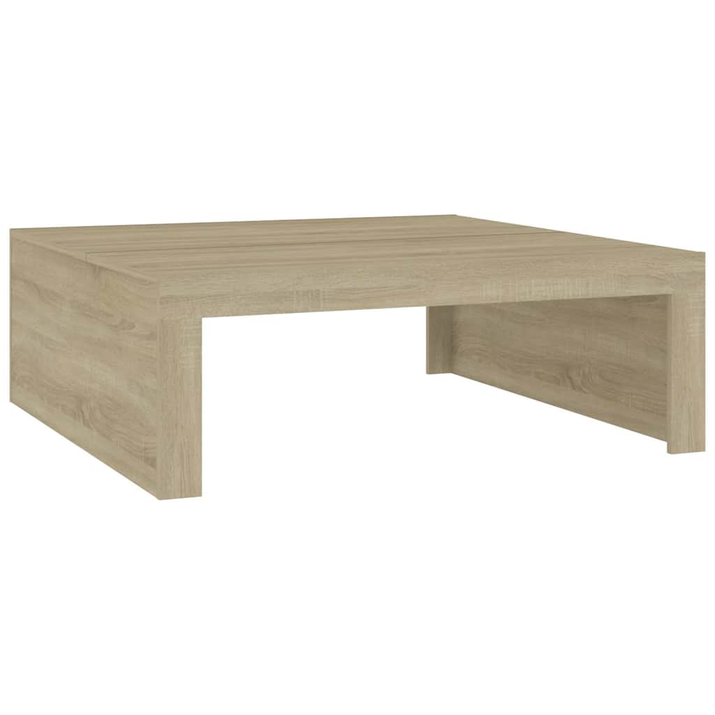 Τραπεζάκι Σαλονιού Sonoma Δρυς 100x100x35 εκ. από Επεξ. Ξύλο - Pakobazaar