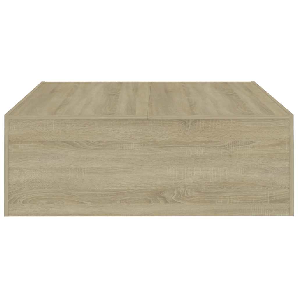 Τραπεζάκι Σαλονιού Sonoma Δρυς 100x100x35 εκ. από Επεξ. Ξύλο - Pakobazaar
