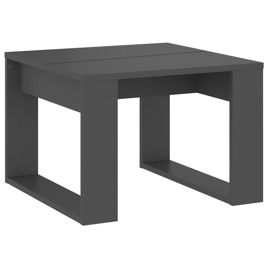 Τραπέζι Βοηθητικό Γκρι 50 x 50 x 35 εκ. από Μοριοσανίδα