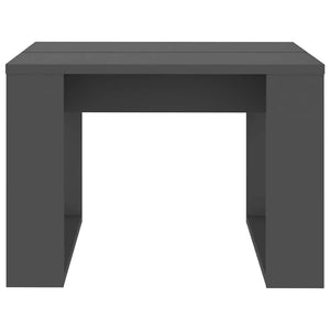 Τραπέζι Βοηθητικό Γκρι 50 x 50 x 35 εκ. από Μοριοσανίδα