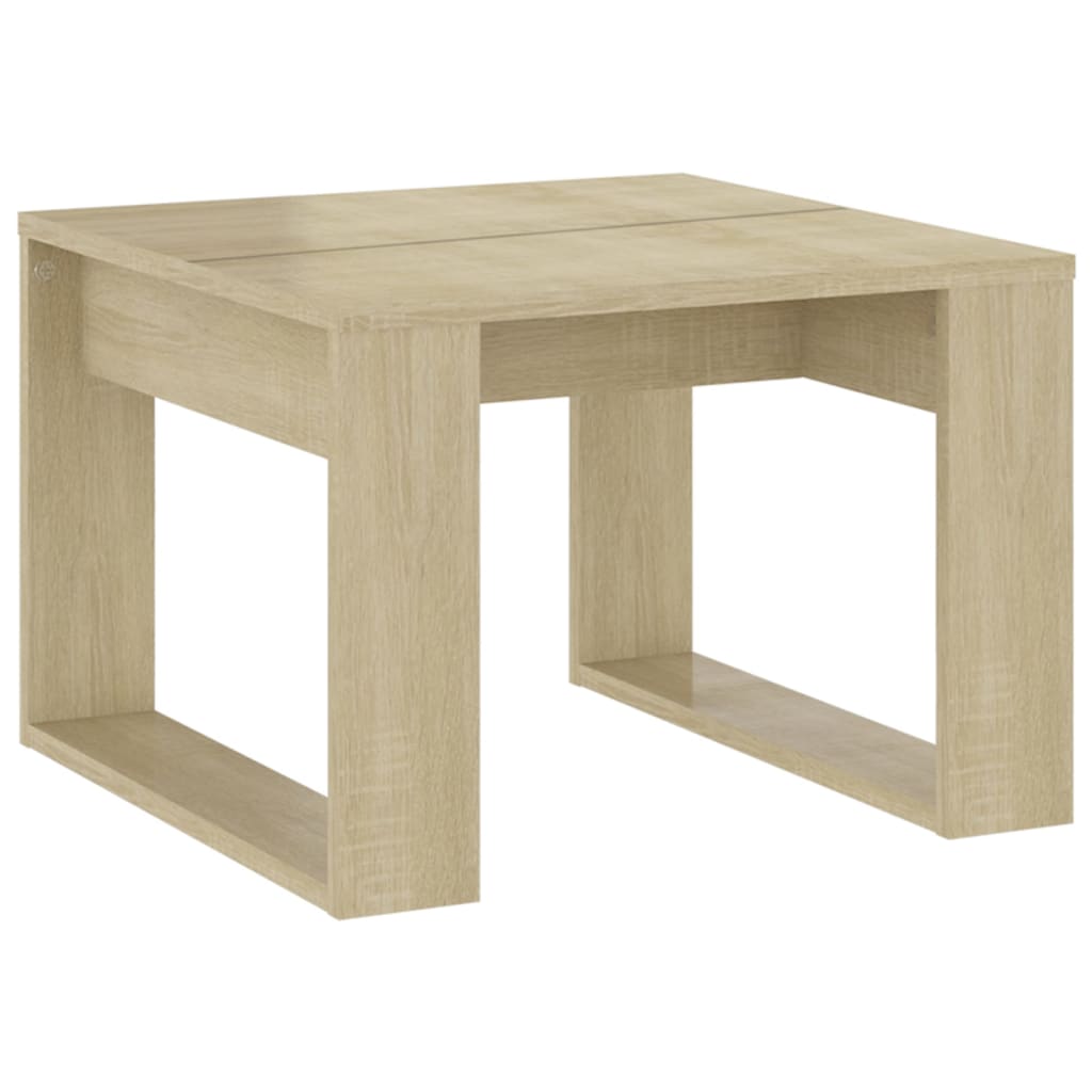 Τραπέζι Βοηθητικό Sonoma Δρυς 50 x 50 x 35 εκ. από Επεξ. Ξύλο - Pakobazaar