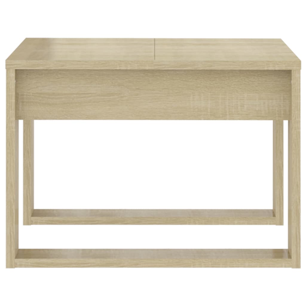 Τραπέζι Βοηθητικό Sonoma Δρυς 50 x 50 x 35 εκ. από Επεξ. Ξύλο - Pakobazaar