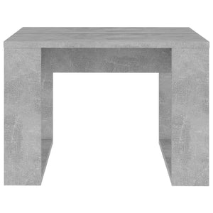 Τραπέζι Βοηθητικό Γκρι Σκυρ. 50 x 50 x 35 εκ. από Επεξ. Ξύλο - Pakobazaar