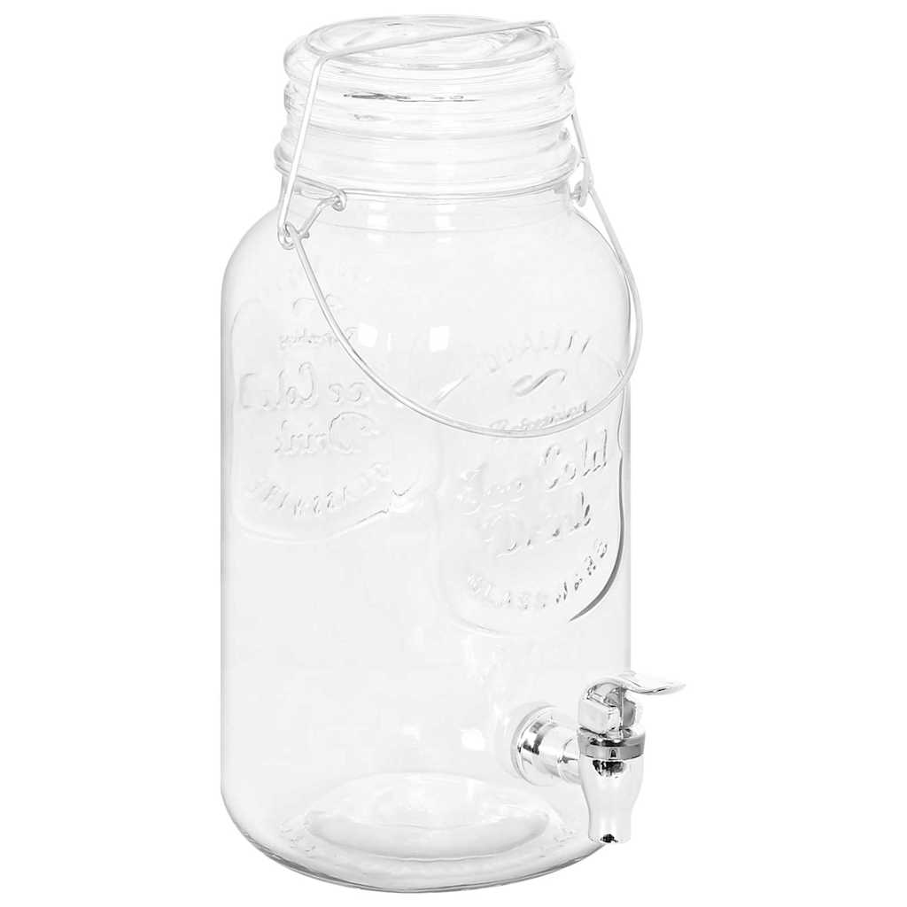 Διανεμητές Ποτών 2 τεμ. 3800 ml Γυάλινοι