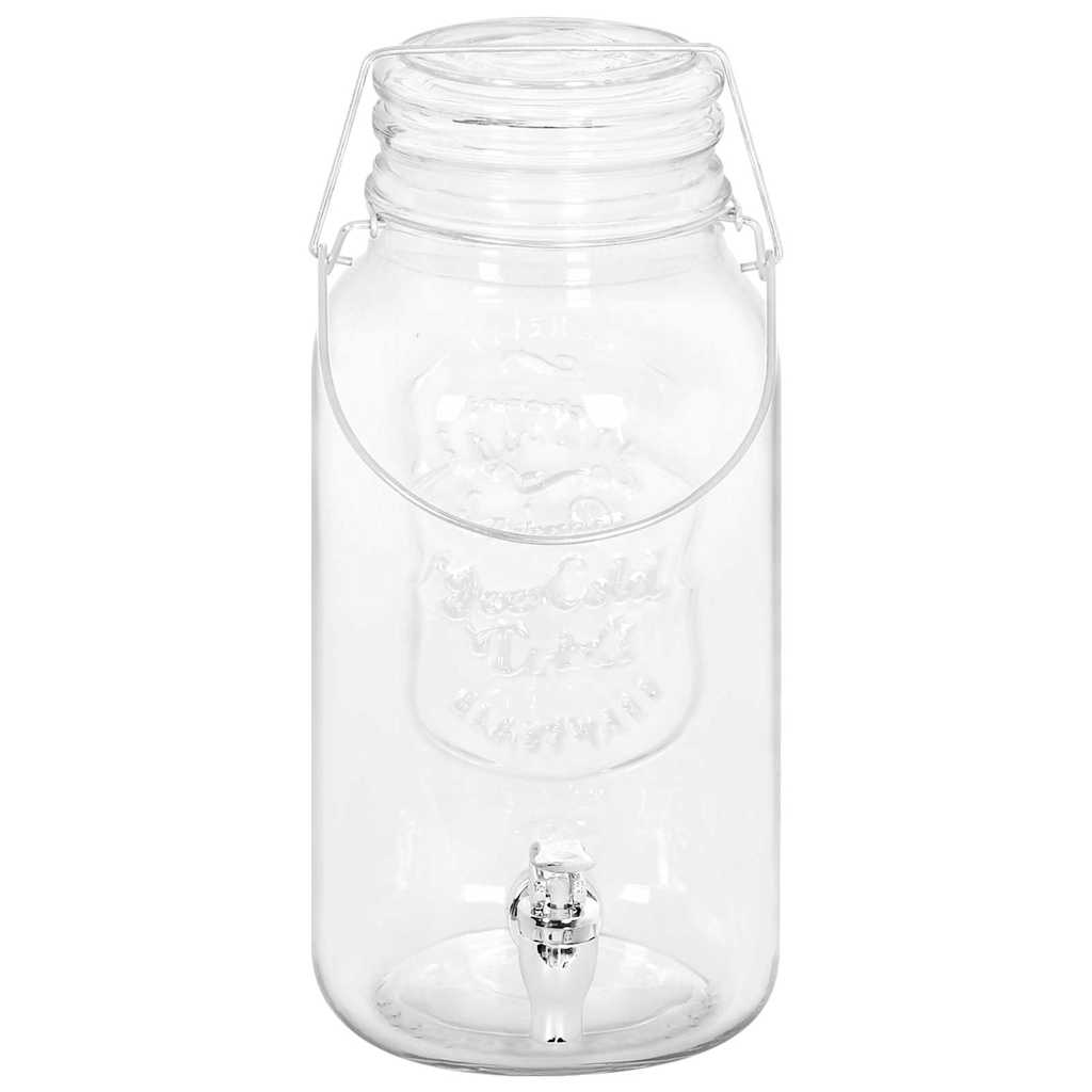 Διανεμητές Ποτών 2 τεμ. 3800 ml Γυάλινοι