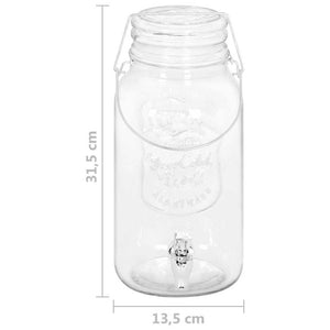 Διανεμητές Ποτών 2 τεμ. 3800 ml Γυάλινοι
