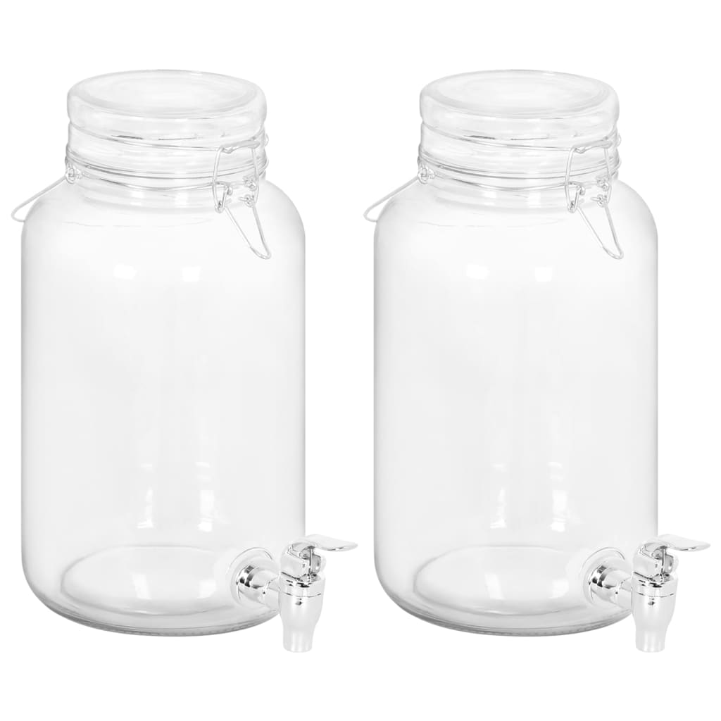 Διανεμητές Ποτών 2 τεμ. 4000 ml Γυάλινοι - Pakobazaar