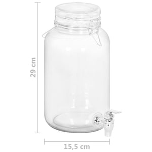 Διανεμητές Ποτών 2 τεμ. 4000 ml Γυάλινοι - Pakobazaar