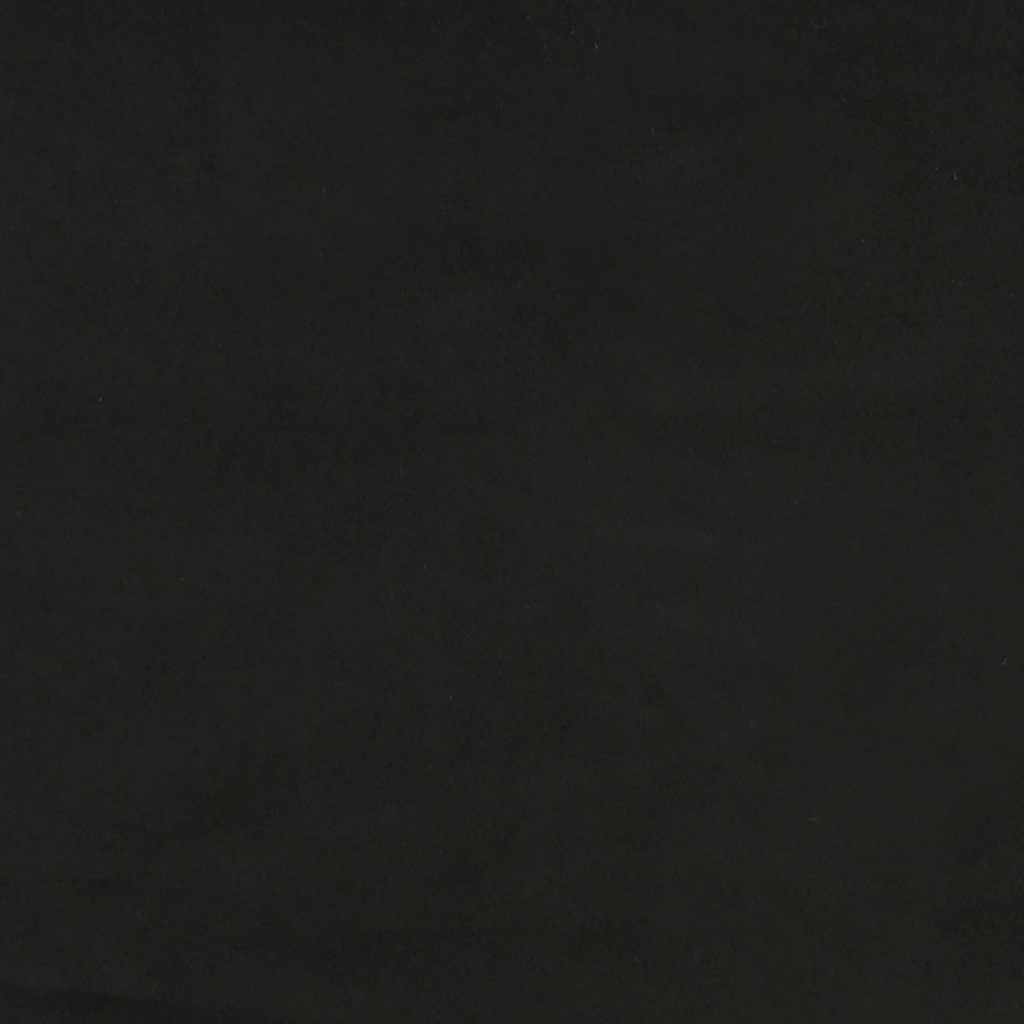 Καναπές Κρεβάτι Διθέσιος Μαύρος Βελούδινος με 2 Μαξιλάρια