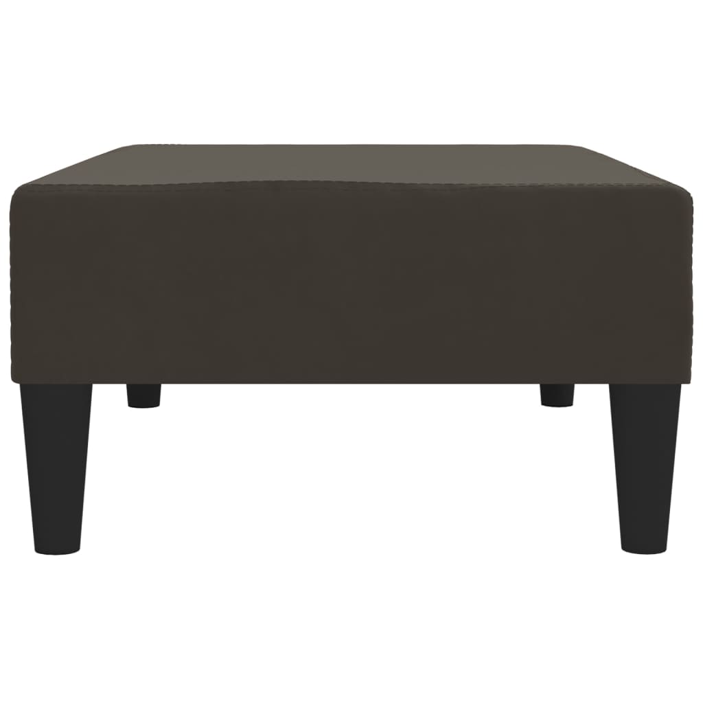 Σκαμπό/Υποπόδιο Σκούρο Γκρι 78 x 56 x 32 Βελούδινο