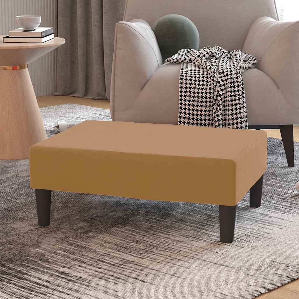 Σκαμπό/Υποπόδιο Καφέ 78 x 56 x 32 εκ. Βελούδινο