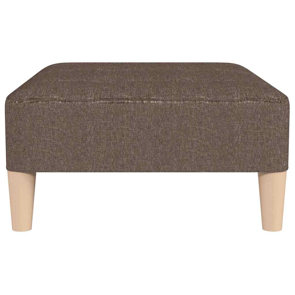 Υποπόδιο Taupe 78 x 56 x 32 εκ. Υφασμάτινο