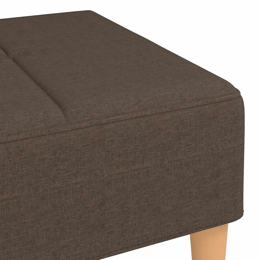 Υποπόδιο Καφέ 78 x 56 x 32 εκ. Υφασμάτινο