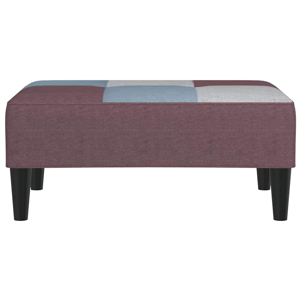 Υποπόδιο με Σχέδιο Patchwork 78 x 56 x 32 εκ. Υφασμάτινο