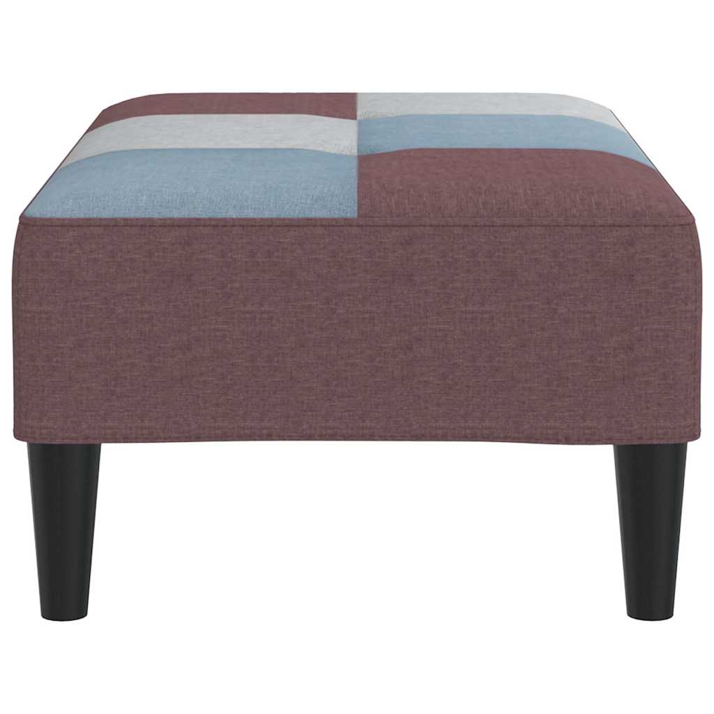 Υποπόδιο με Σχέδιο Patchwork 78 x 56 x 32 εκ. Υφασμάτινο