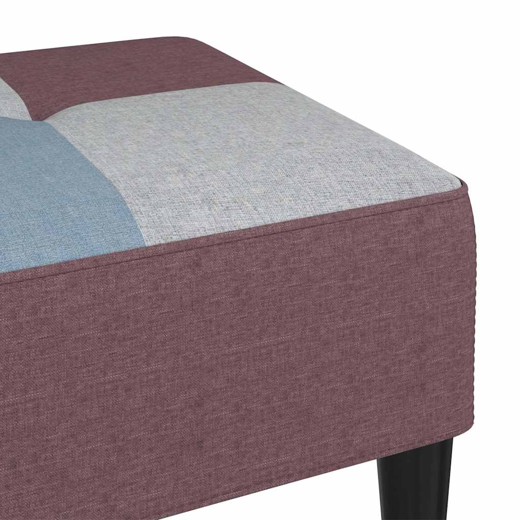 Υποπόδιο με Σχέδιο Patchwork 78 x 56 x 32 εκ. Υφασμάτινο