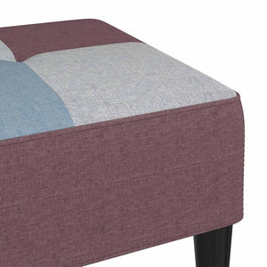 Υποπόδιο με Σχέδιο Patchwork 78 x 56 x 32 εκ. Υφασμάτινο